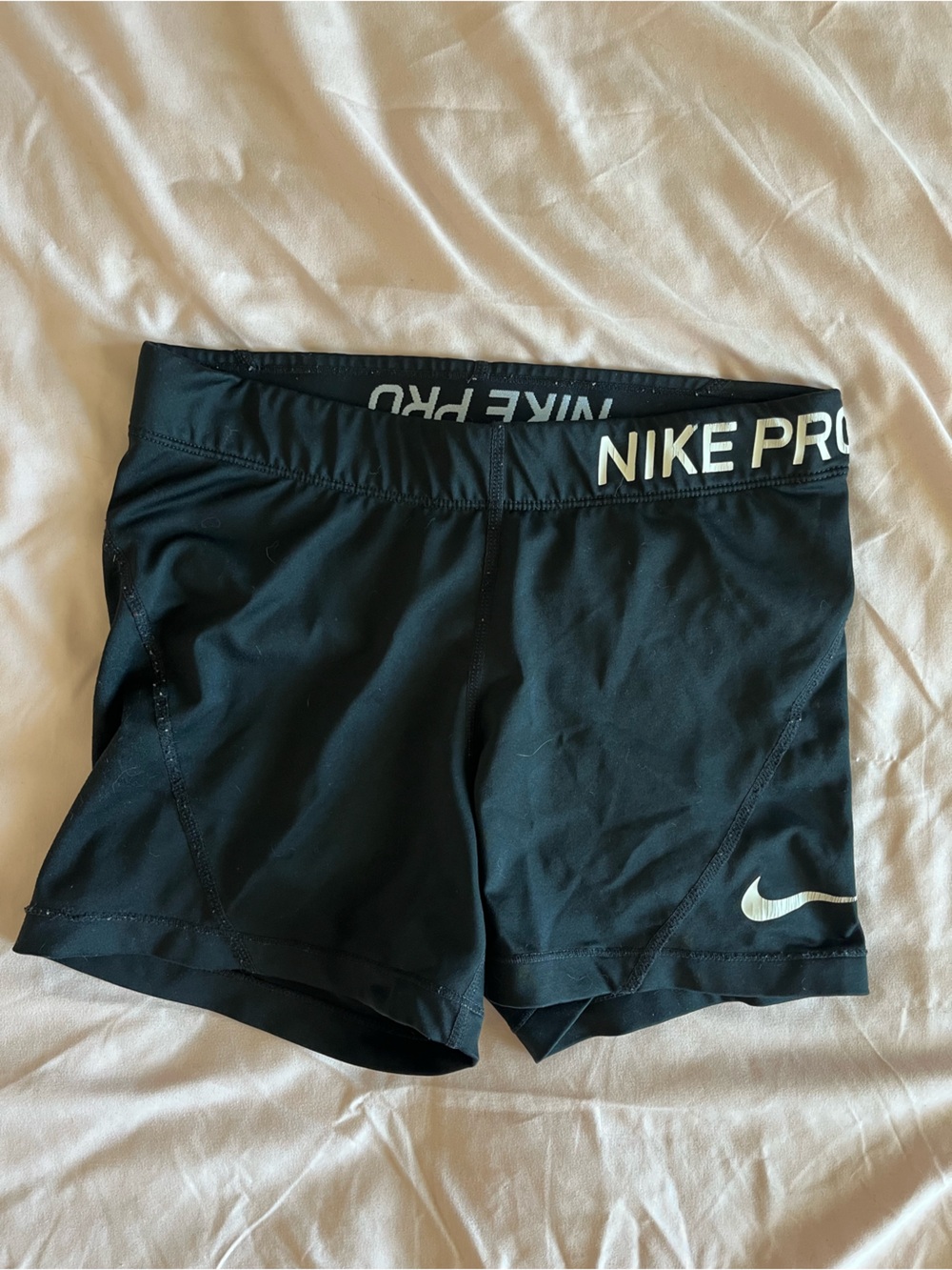 Nike Women's Black Pro Dri-FIT Athletic Shorts
